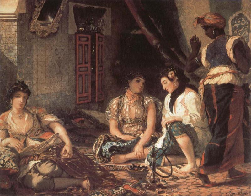 Eugene Delacroix The Women of Algiers oil painting picture